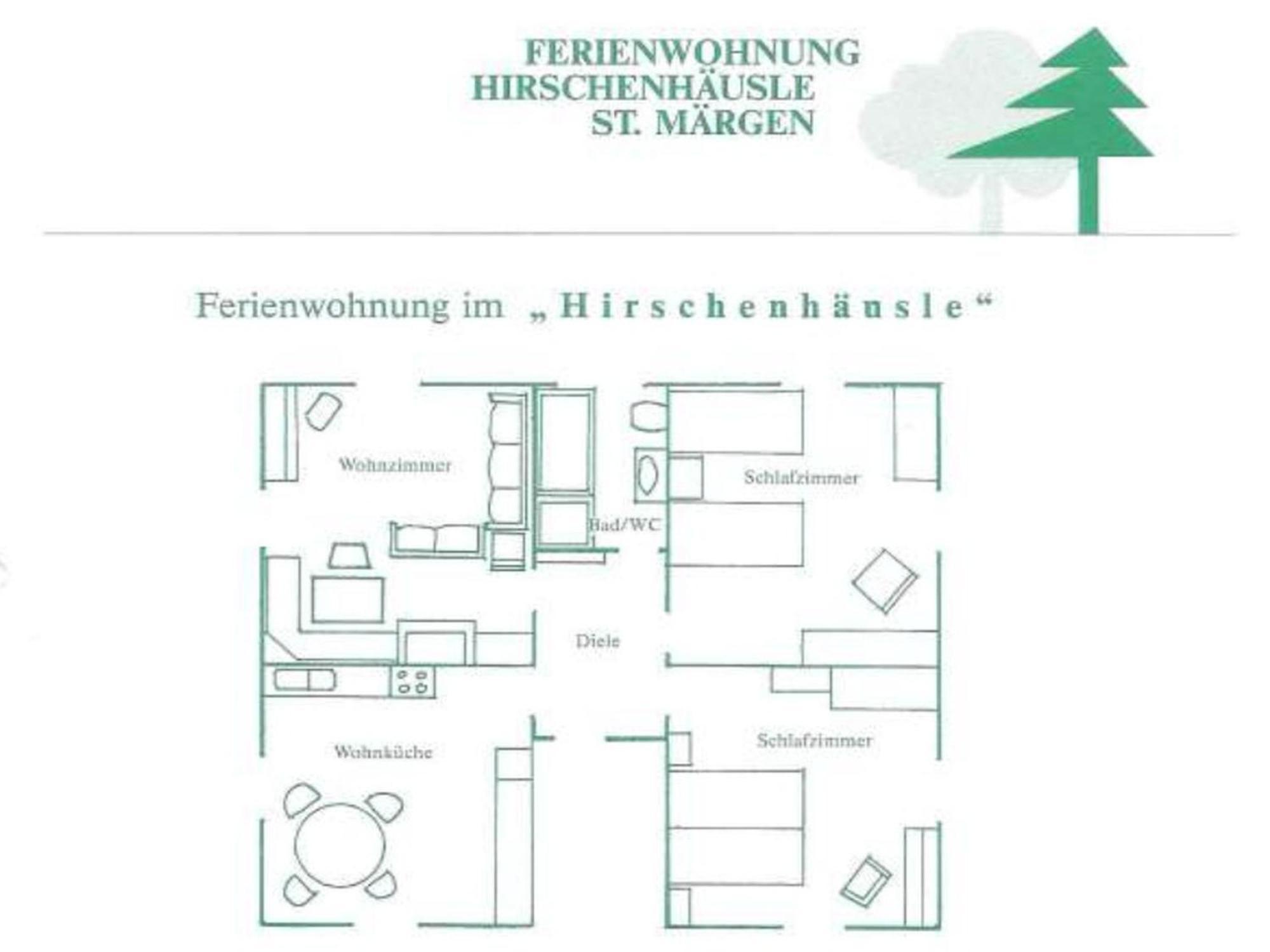 Sankt MärgenHirschenhaeusleアパートメント エクステリア 写真